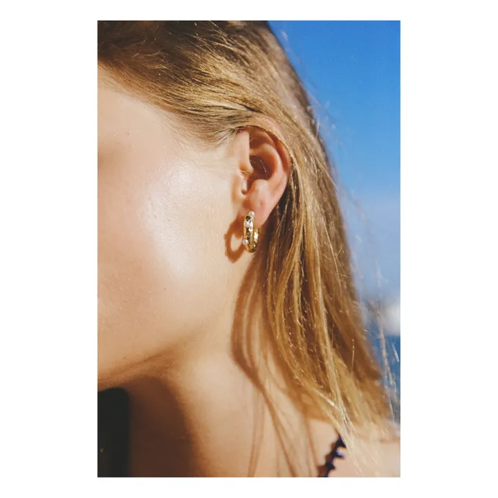 Anni Lu Boucles d'Oreilles Gem | Doré