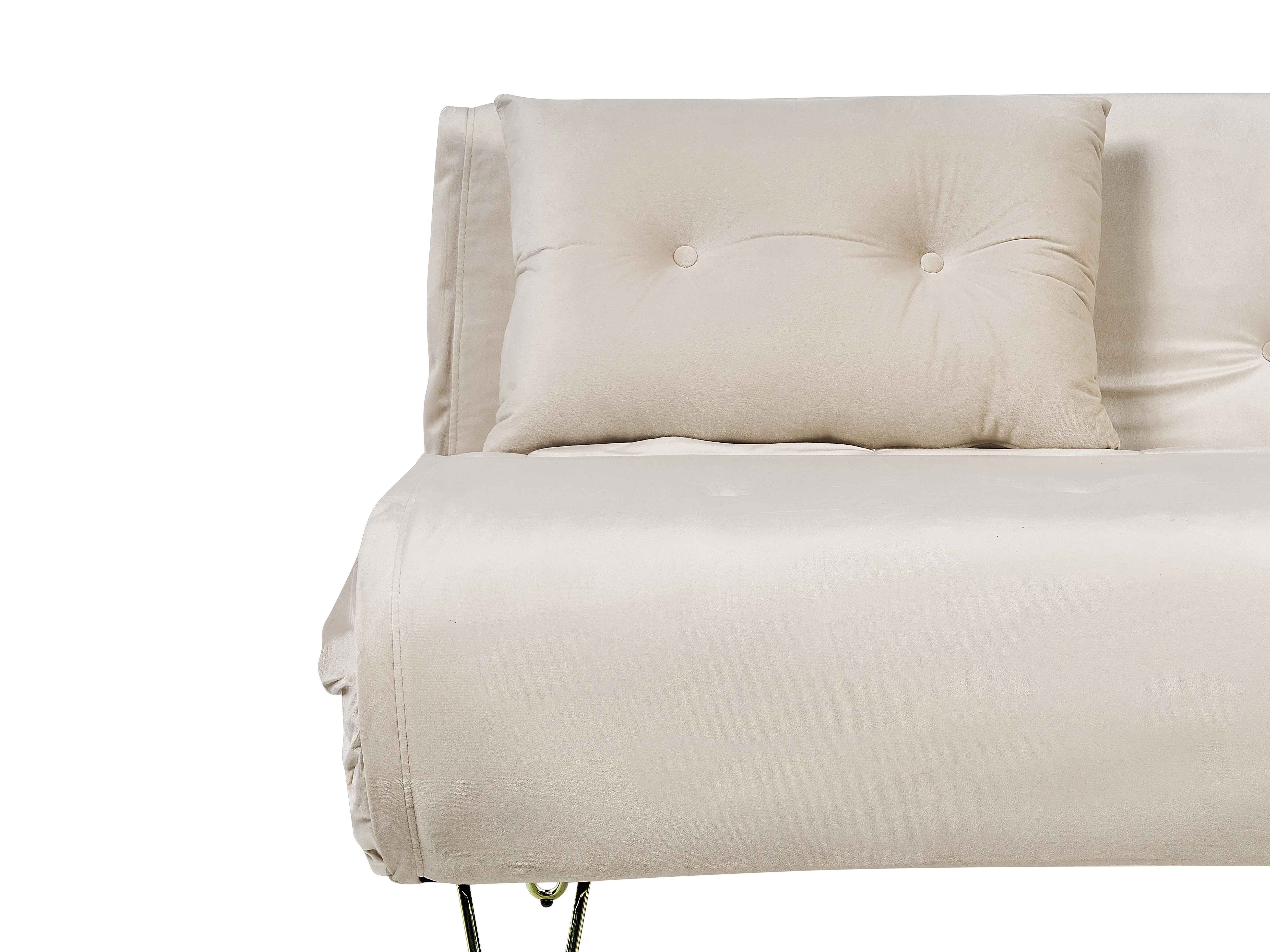 Bankenset 3-zits VESTFOLD Fluweel Beige