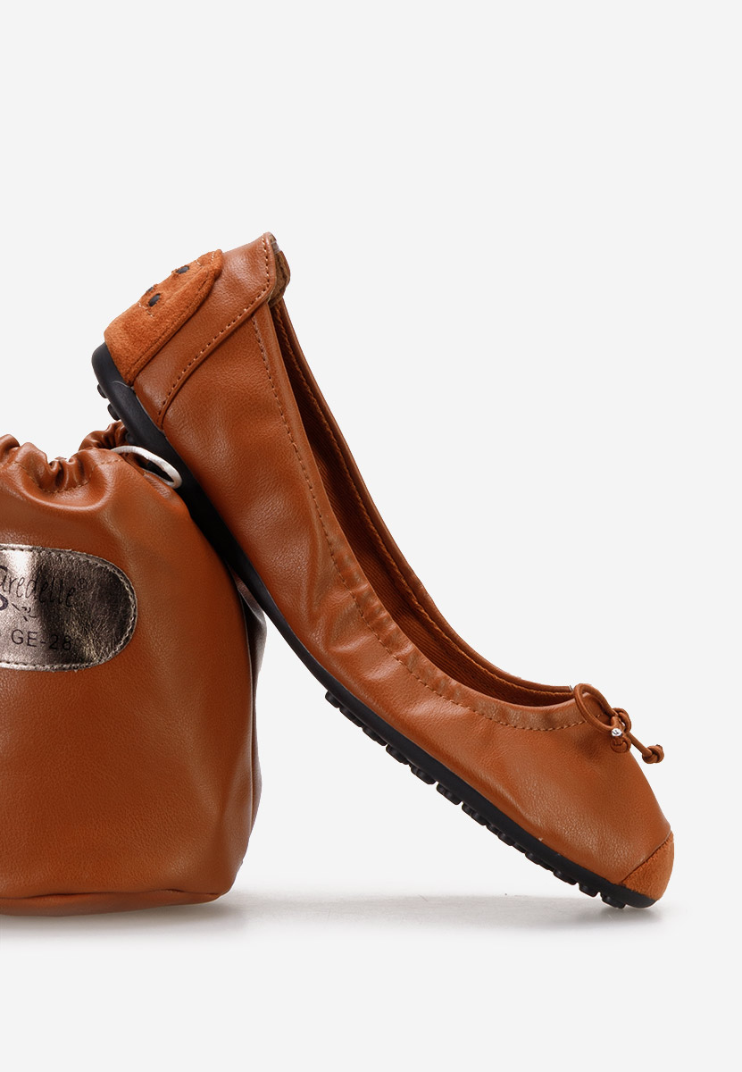 Ballerines femme chameau Amania V2