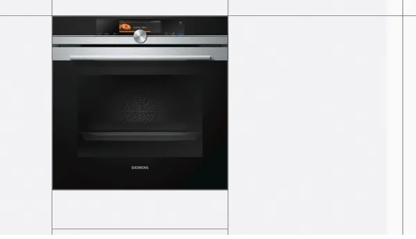 Siemens iQ700 HS658GXS1 - Ovn - med dampfunktion - til indbygning - niche - bredde: 56 cm - dybde: 55 cm - højde: 58.5 cm - med selv-rengøring - Klasse A  - rustfrit stål