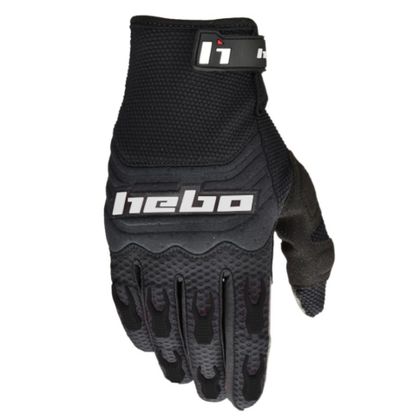 Gants cross Hebo BAGGY II BLACK 2023 - Noir