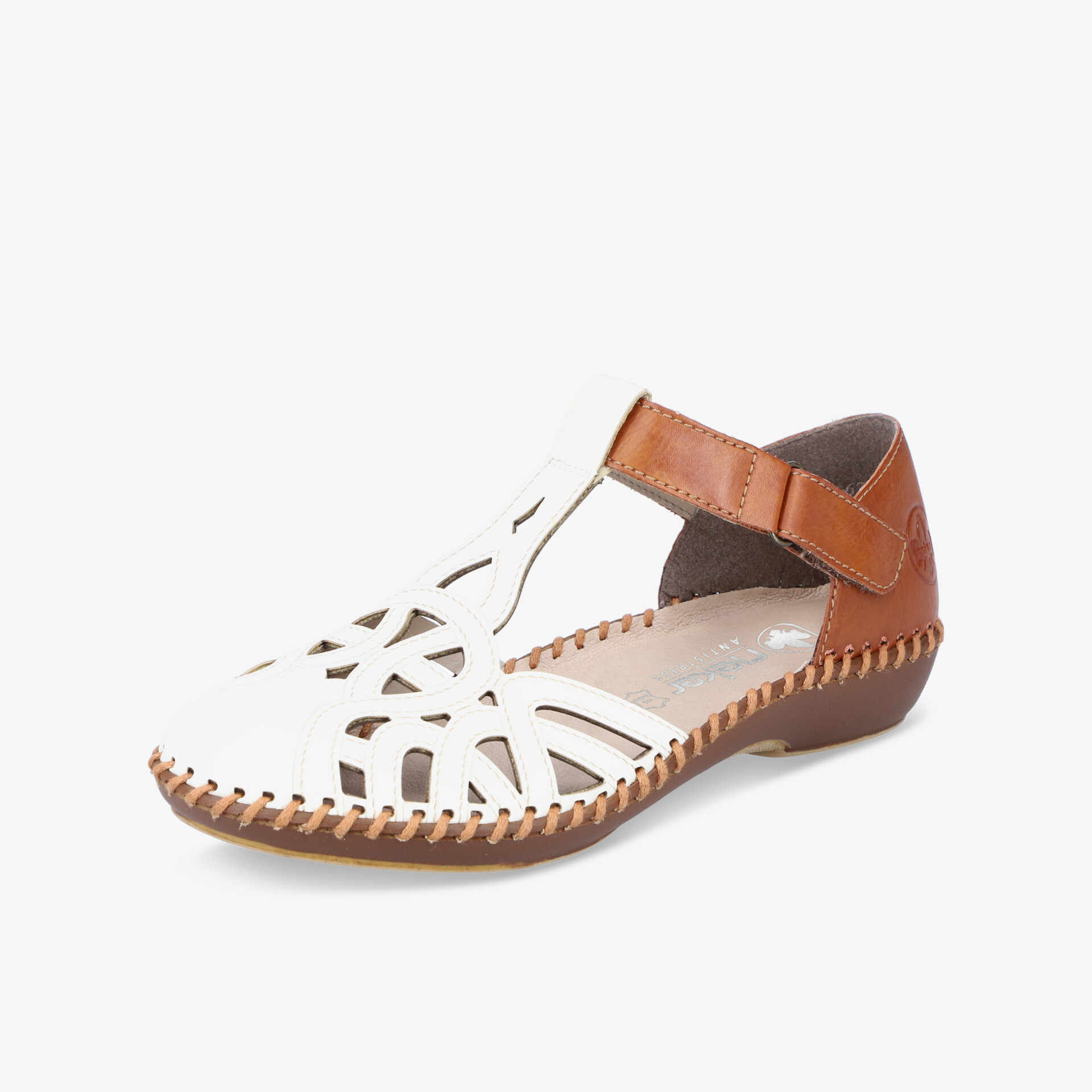 rieker Damen Sandalen weiß