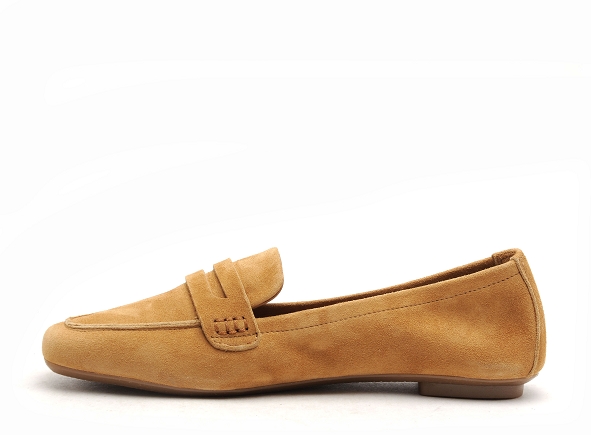 Reqins basses femme hema cuir velours marron