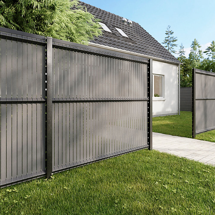 Kit lames occultantes Compo gris anthracite 173 cm