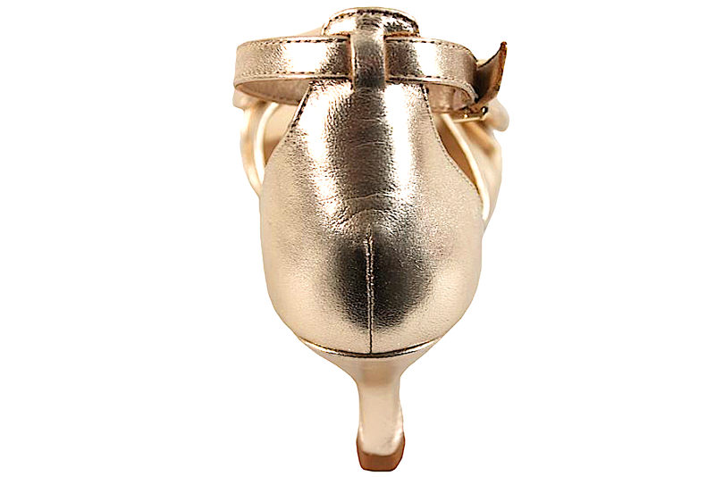 COPENHAGEN SHOES DANCING STILET I GULDFARVET SKIND