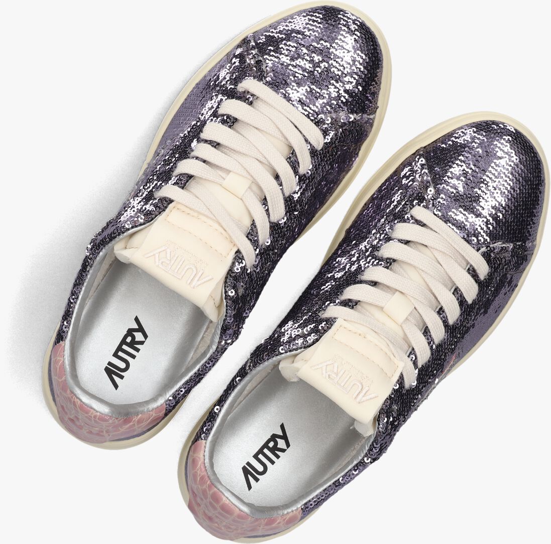 zilveren autry lage sneakers dallas low wom