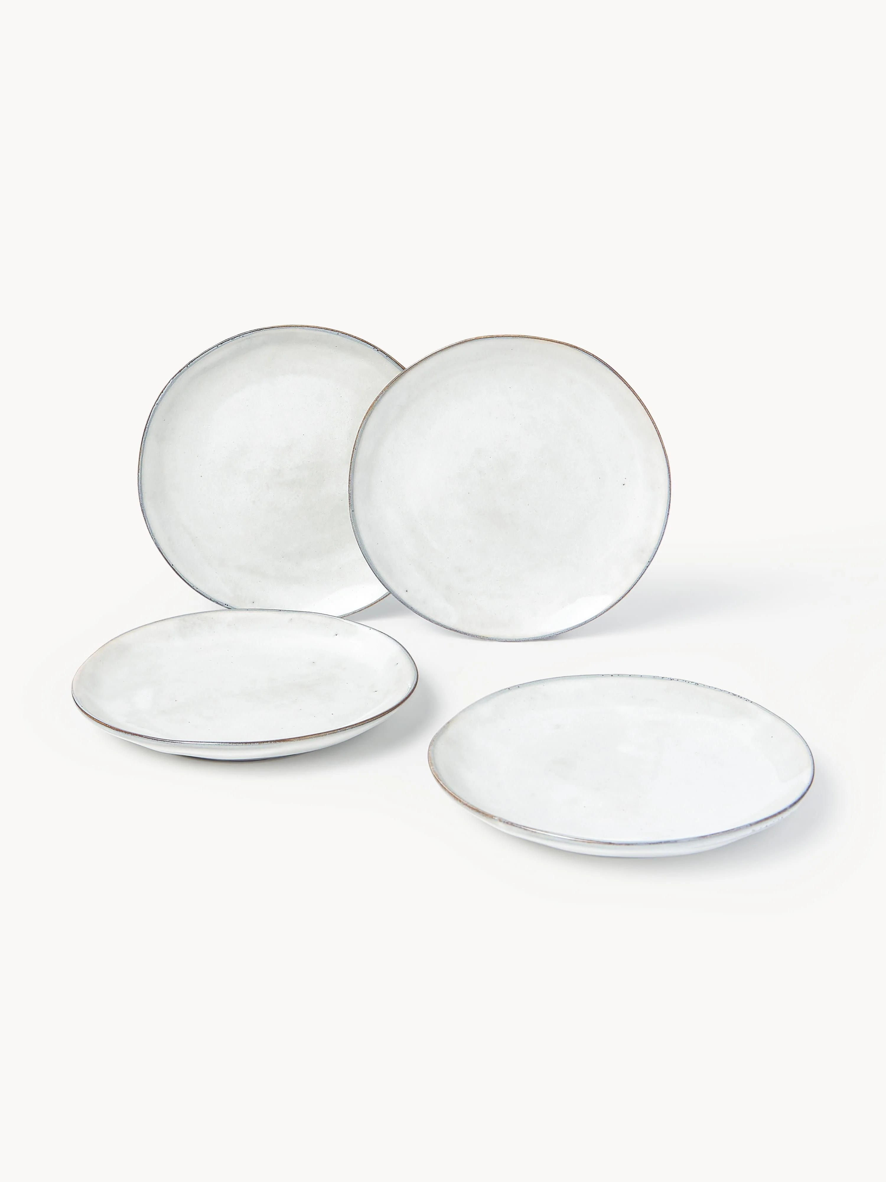 Handgemaakte serviesset Nordic Sand, 4 personen, 12-delig