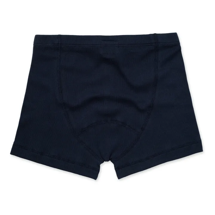 Hemen Biarritz Boxer Albar Coton Bio | Bleu marine