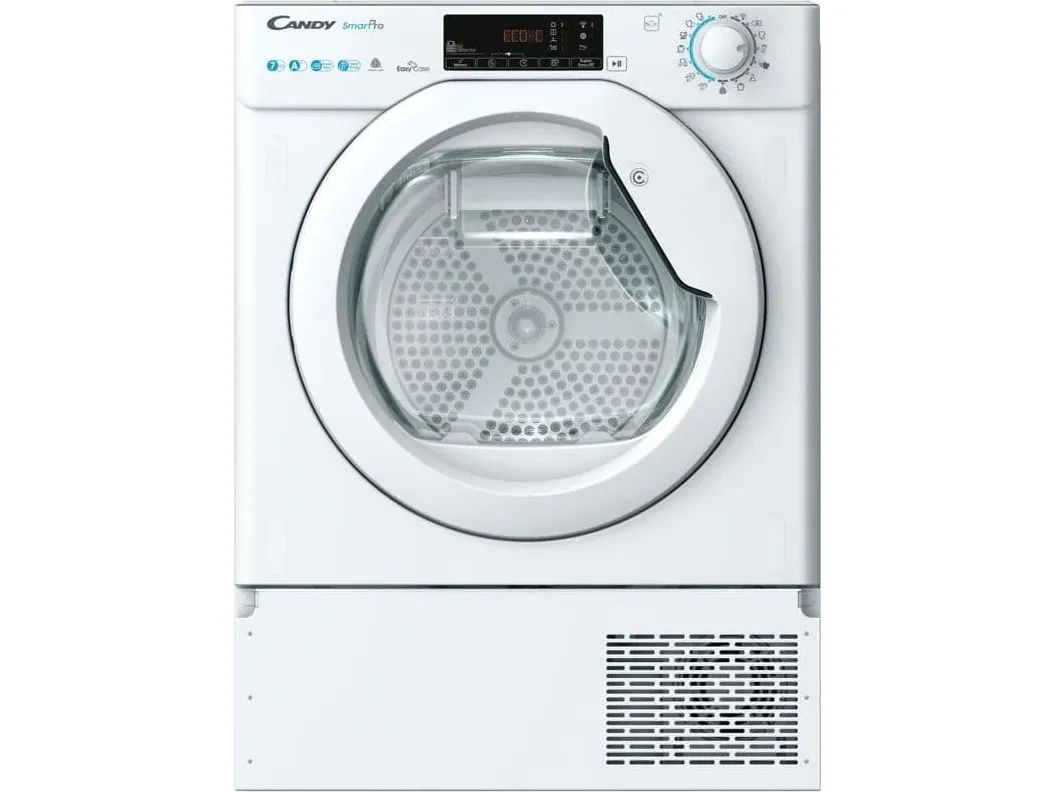 Candy SMART Pro BCTD H7A1TE-S - Tørremaskine - indbygget - Wi-Fi - Niche - bredde: 60 cm - dybde: 60 cm - højde: 83 cm - frontbetjening - hvid