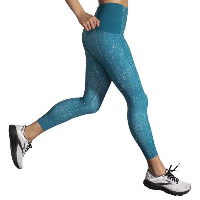 Brooks Dame Lange tights Method 7/8 Tight Blå