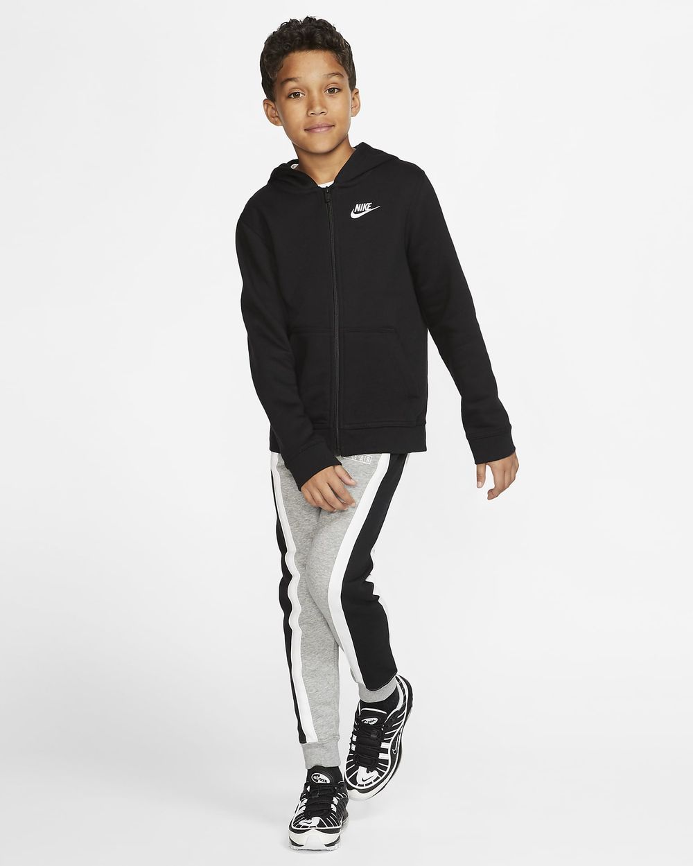 Sweat zippé à capuche Nike Sportswear Club pour enfant