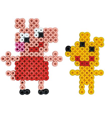 Hama Maxi Perlen - 900 st. + 1 Platte - Peppa Wutz