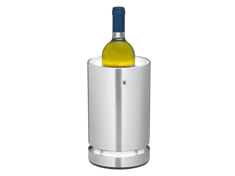 WMF Weinkühler Ambient Silber Wein- und Sektkühler mit Beleuchtungsfunktion