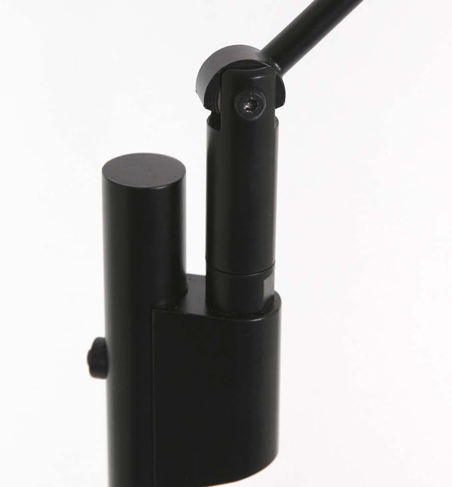 Stehleuchte Standlampe LED Wohnzimmerleuchte Dimmer Metall Schwarz H 143 cm