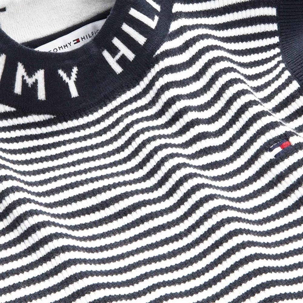 Branded Rib Slvss Pullover Desert Sky / Ancient White Stripe