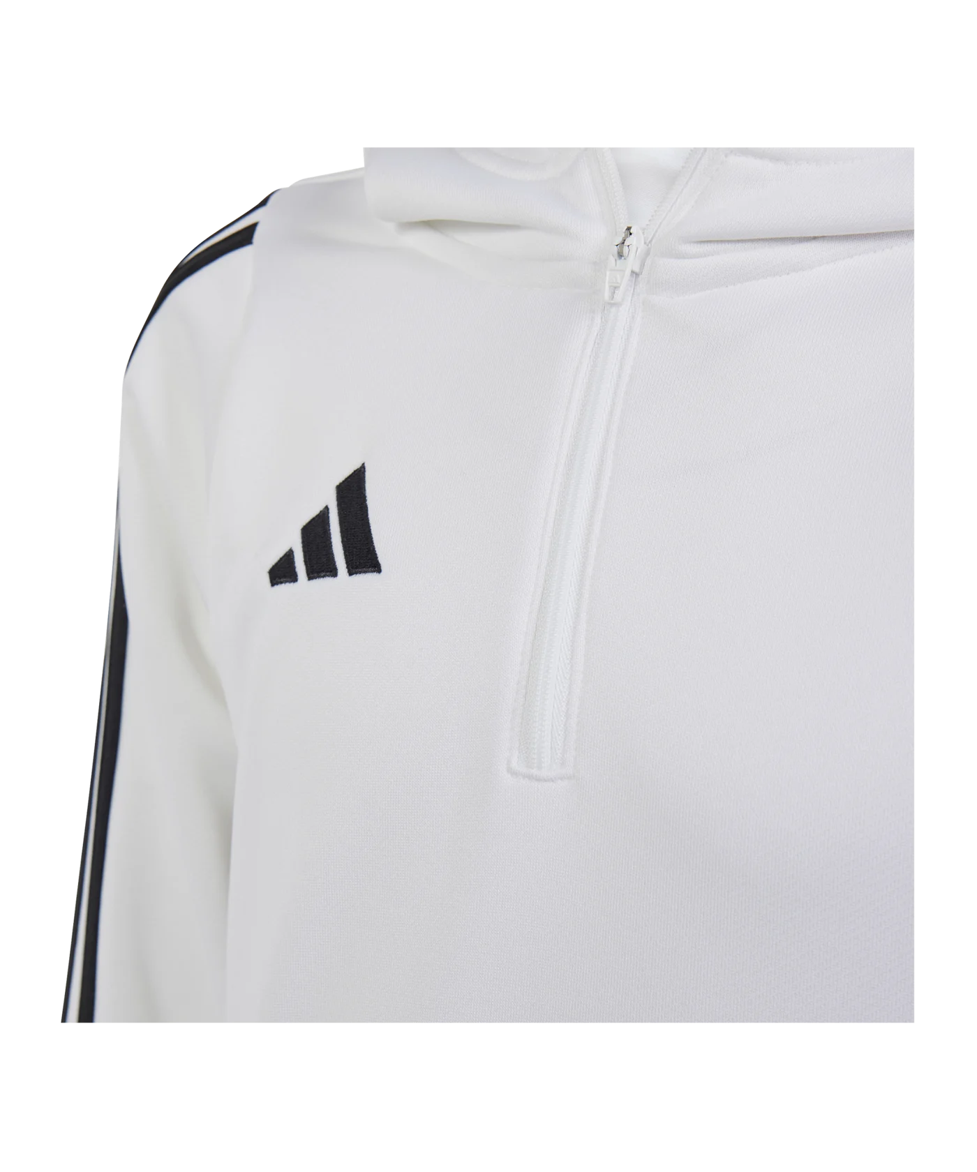adidas Tiro 24 Training Hoody Kids Weiss Schwarz