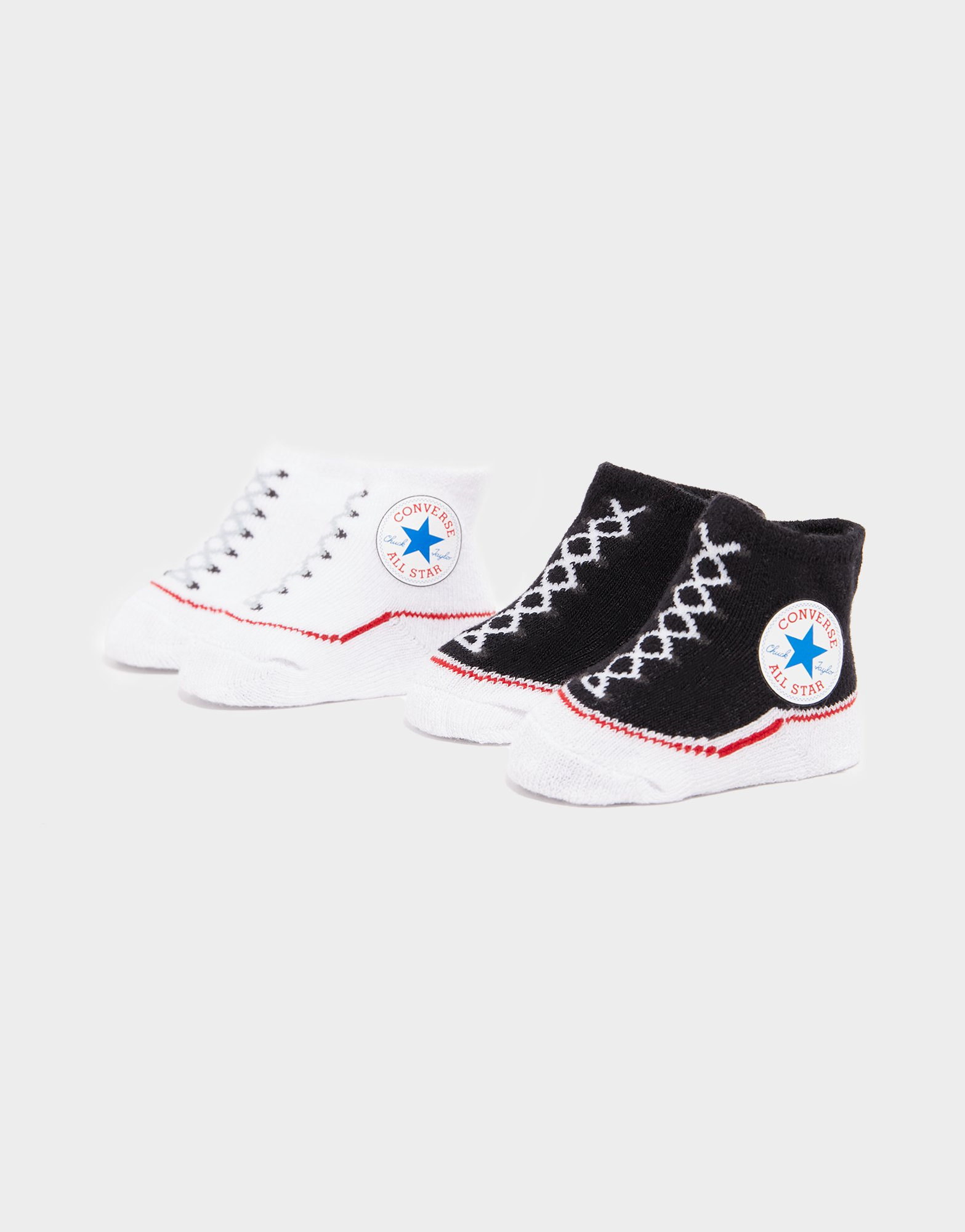 Converse 2 Paires de Chaussettes Chuck Bootie Bébé