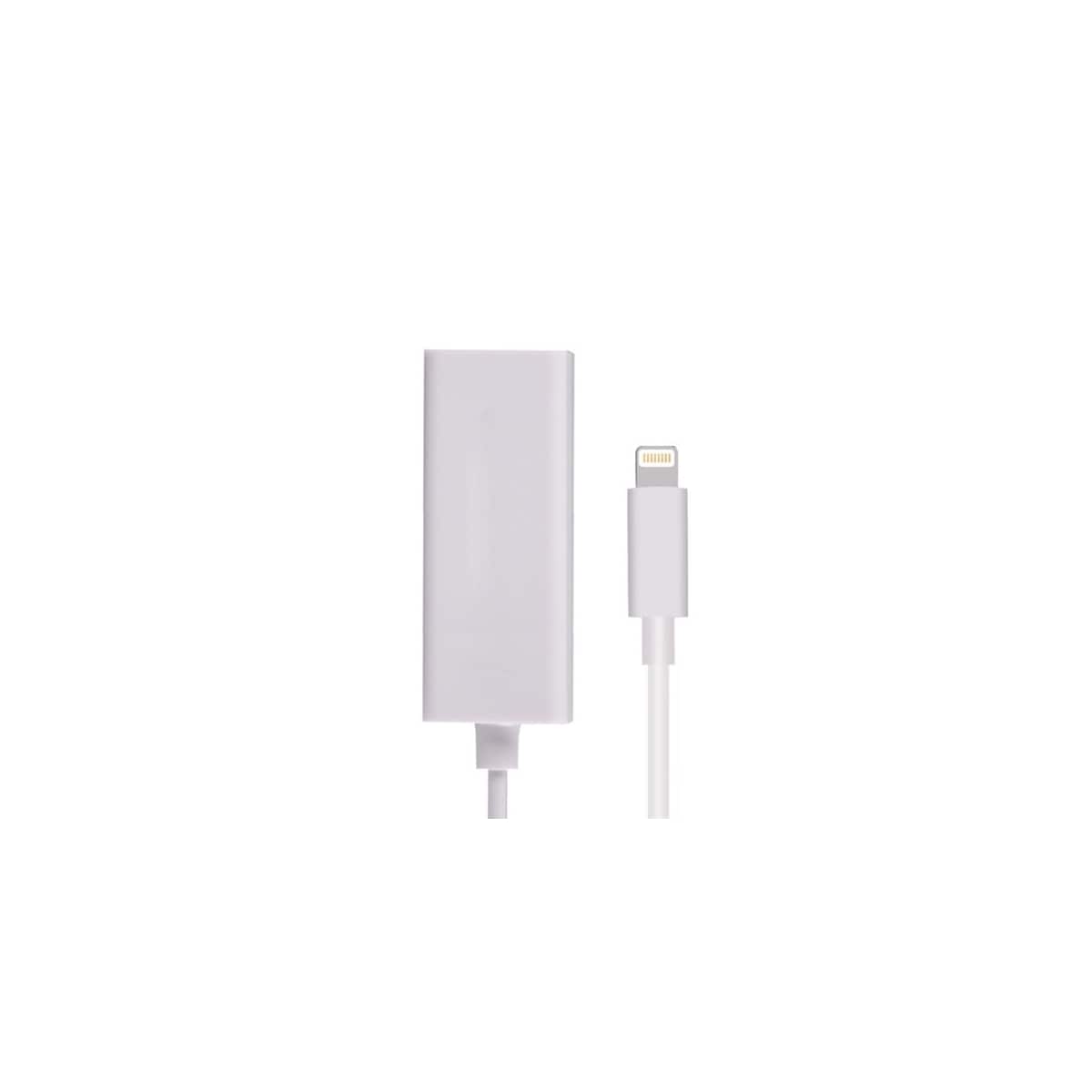 Lightning til ethernet adapter for iPhone & iPad