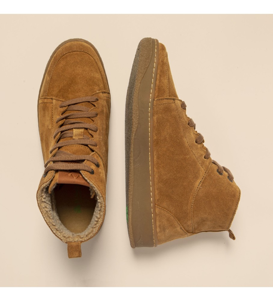 Botas de couro Naturalist N5843 Marrom Geo