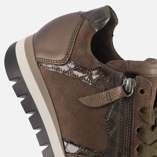Gabor Sneakers bruin Leer
