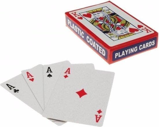 Kortstokk med plastbelegg / Kortspill / Spillkort – Poker
