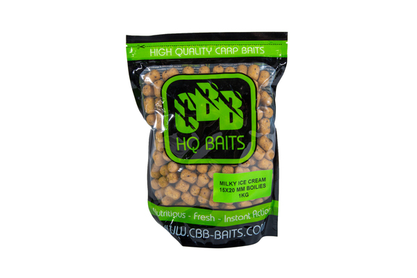 Bouillettes Dumbells CBB Crème Glacée Lactée 20mm (1 kg)