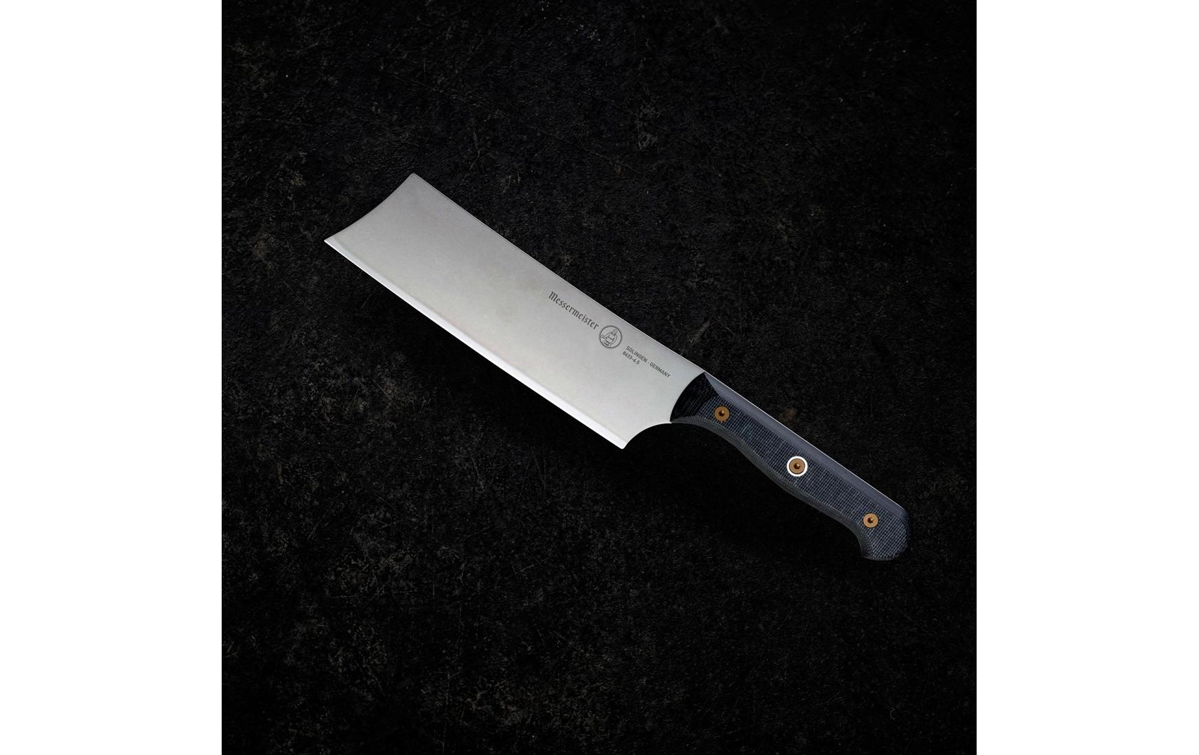 Küchenmesser Custom 16.5 cm, Grau/SchwarzTraditionelles japanisches Küchenmesser Nakiri