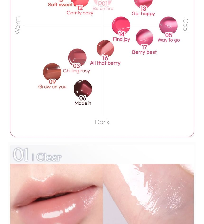 peripera - Ink Glasting Lip Gloss - 15 kleuren
