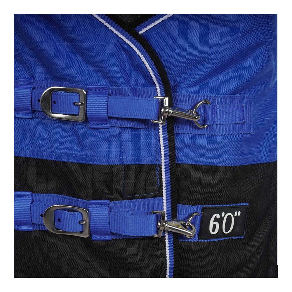 Equitheme TYREX 1200D AISANCE 50G - Couverture de paddock bleu/nr