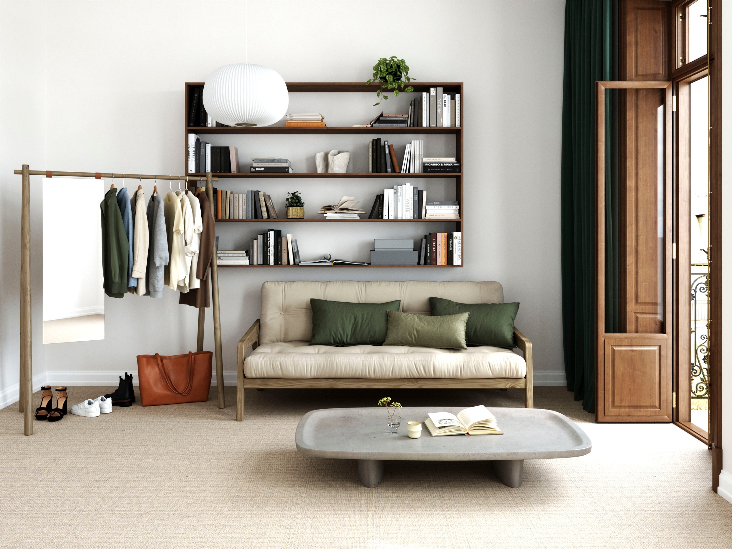 Karup Design Garderobenständer »Hongi« Aus FSC®-zertifiziertem Kiefernholz, 75 cm breit
