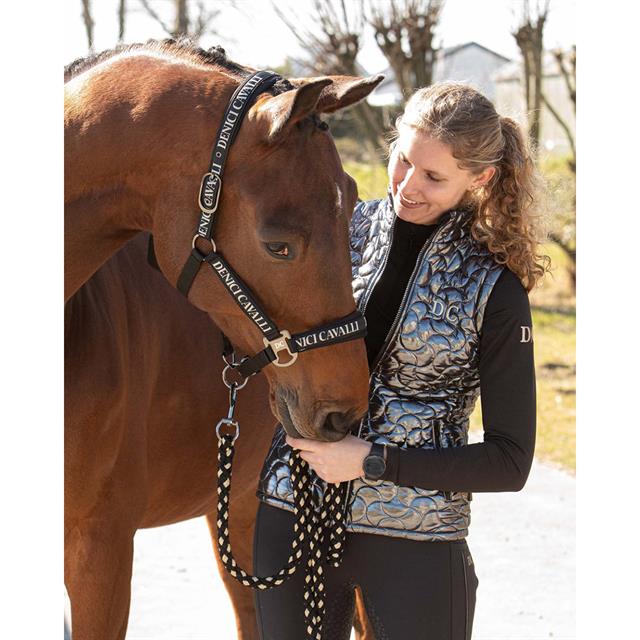 Halsterset Harry's Horse Denici Cavalli Stardust Zwart