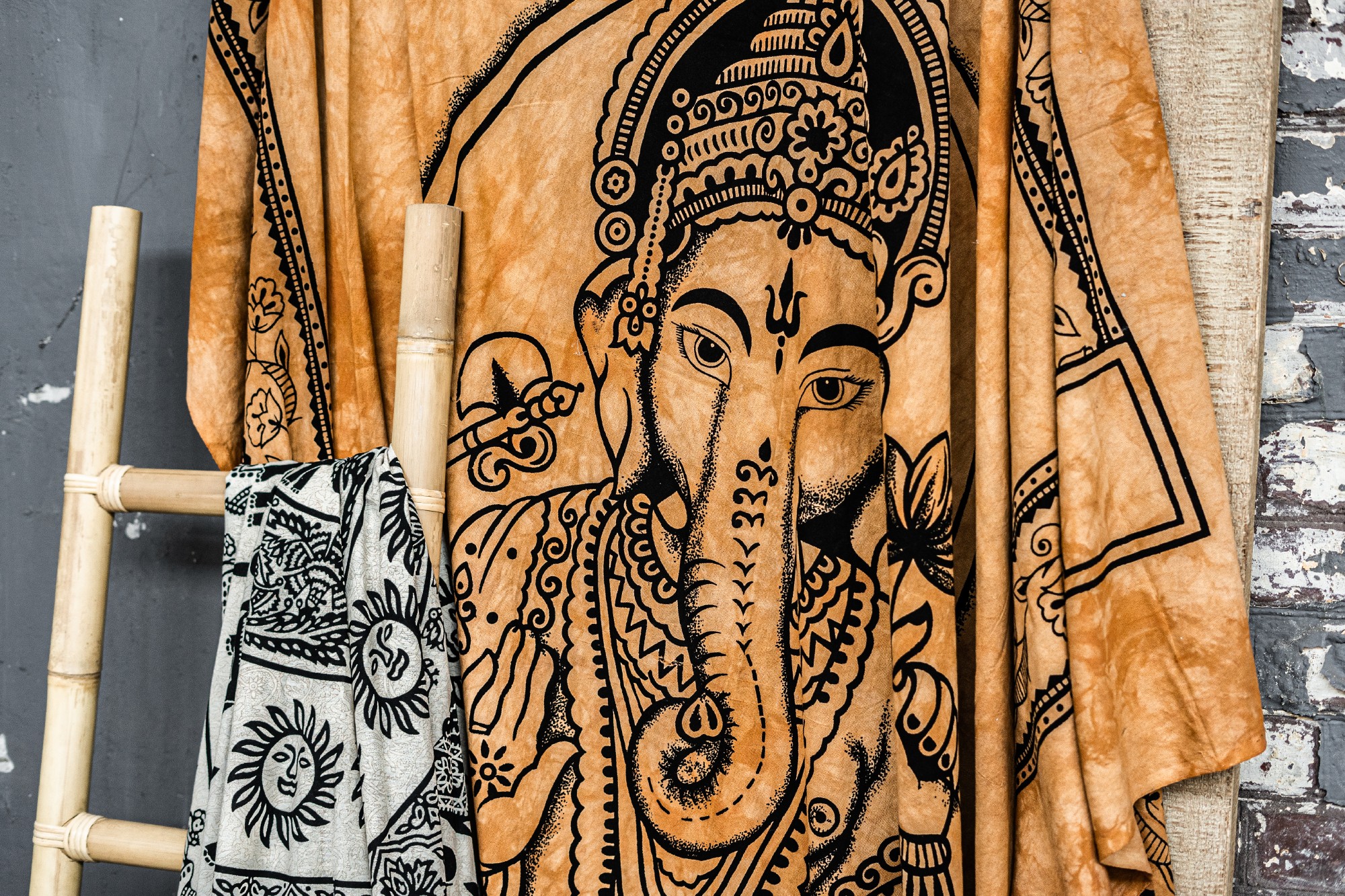 Tagesdecke 'Ganesha', T 210 cm, B 245 cm von fischer's lagerhaus