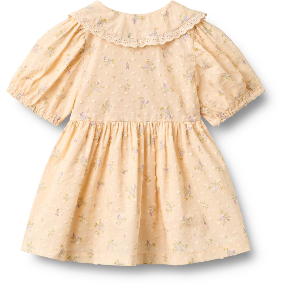 Køb Wheat Barely Apricot Flowers Kjole S/S Adele