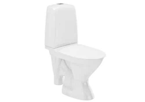 IFØ Ifö Spira gulvstående toilet med åben S-lås - helt uden skyllekant - 4/2 liter skyllevolume