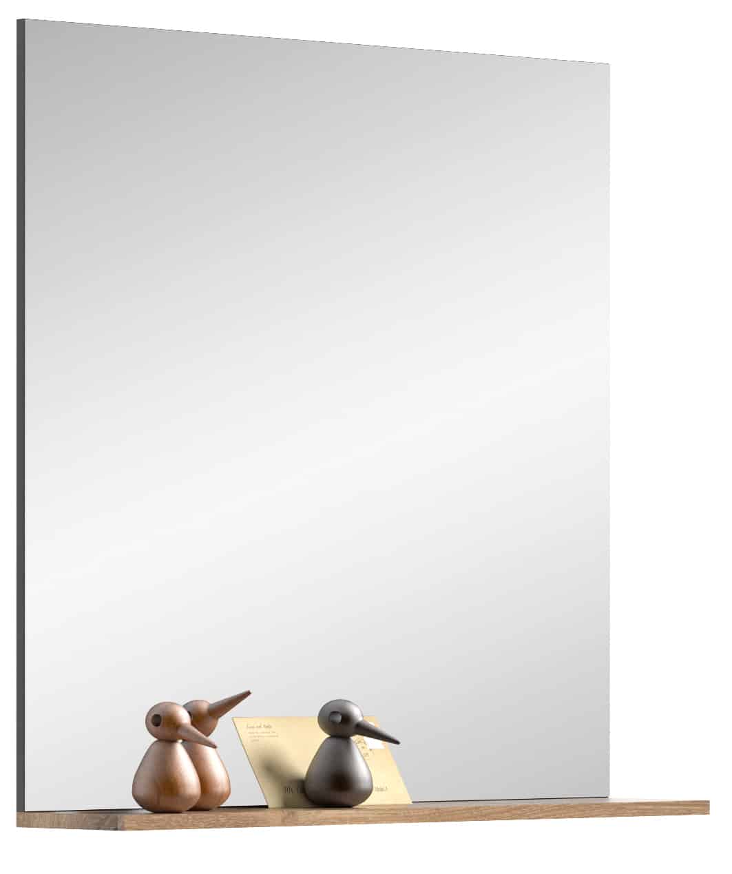 Furnilux Mason spiegel met plank eik decor - 90cm x 84cm x 16cm