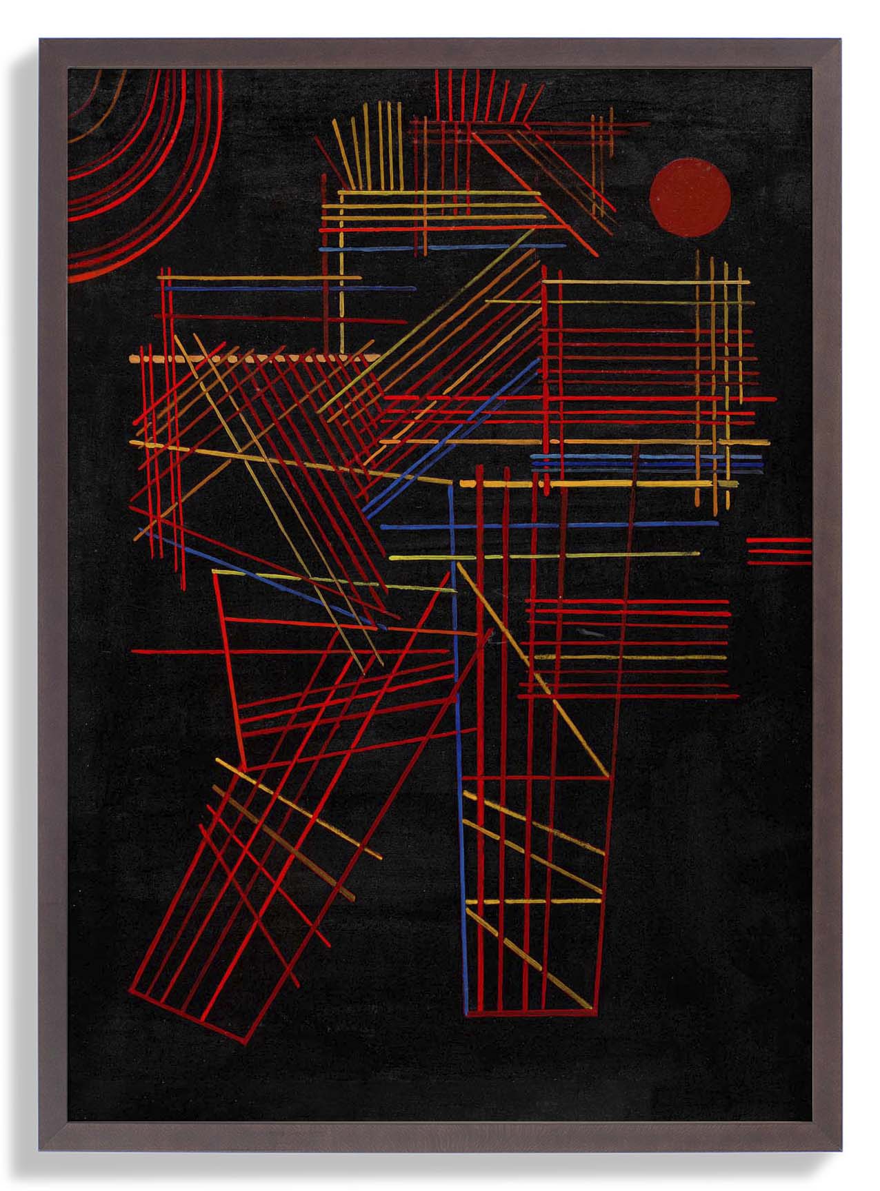 Bunte Stöcke von Wassily Kandinsky