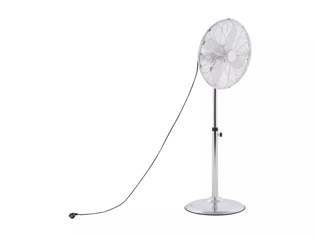Ventilateur sur pied TRENT Argenté