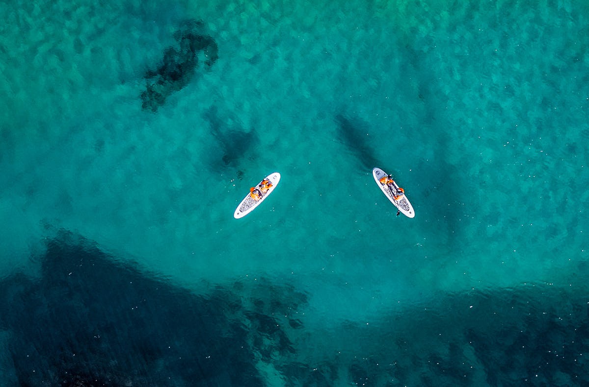 SUP-Kurs in Südfrankreich