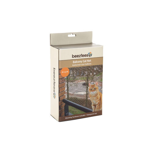 Beeztees Transparant Kattennet voor Balkon