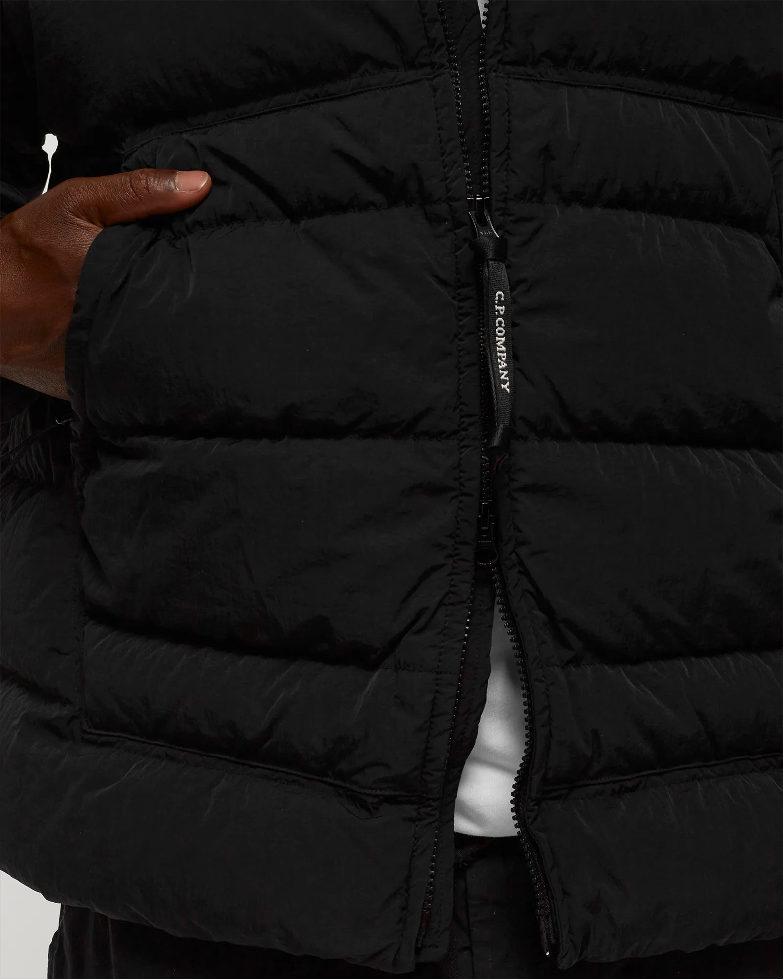 C.P. Company Eco-Chrome R Hooded Down Goggle Jacket