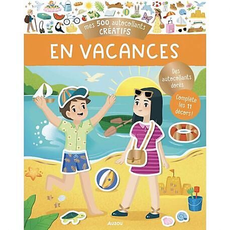 VACANCES MES 500 AUTOCOLLANTS CREATIFS