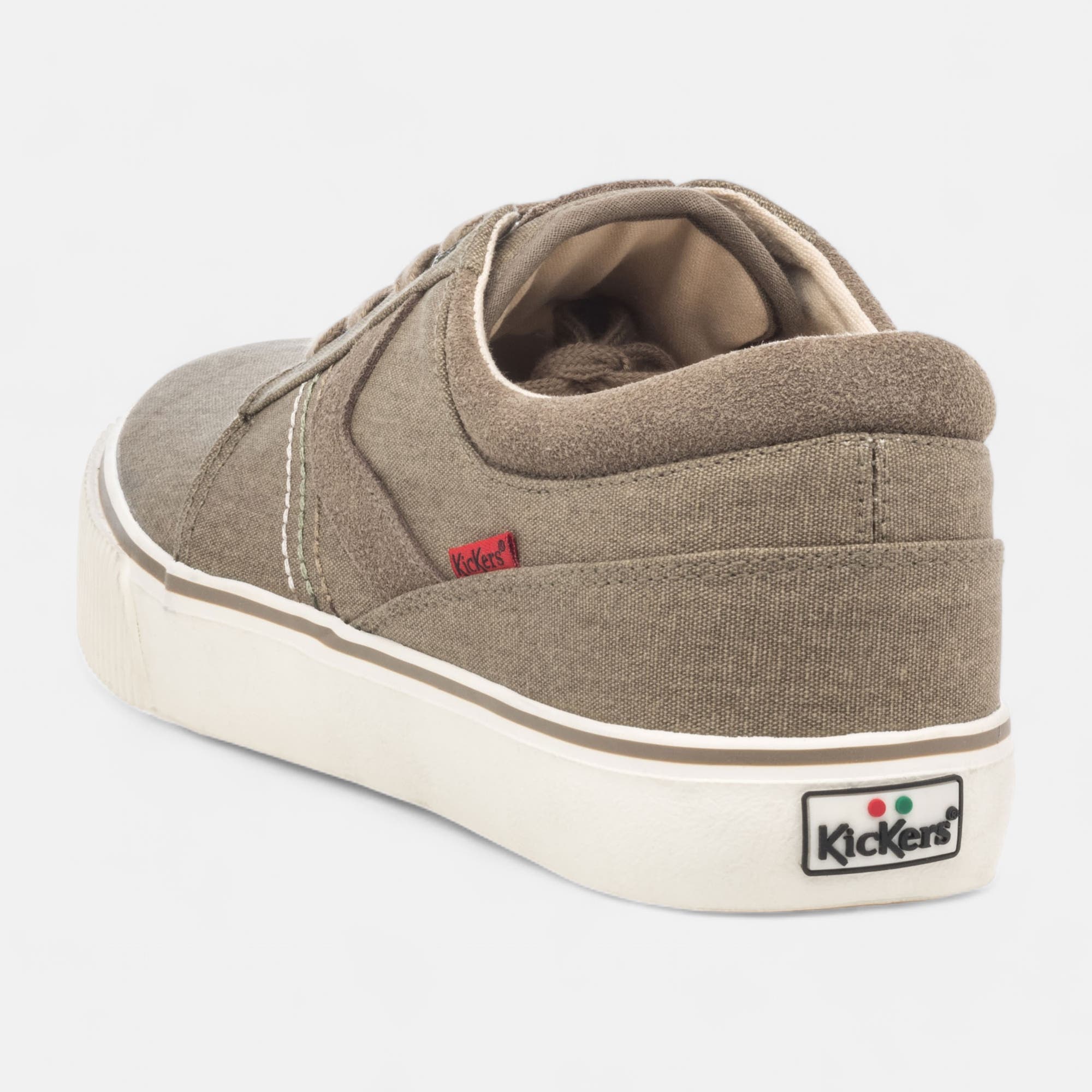 Chaussures en toile Homme kaki