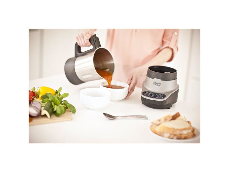 Russell Hobbs Suppenbereiter Schwarz/Silber Suppenbereiter und Mixer