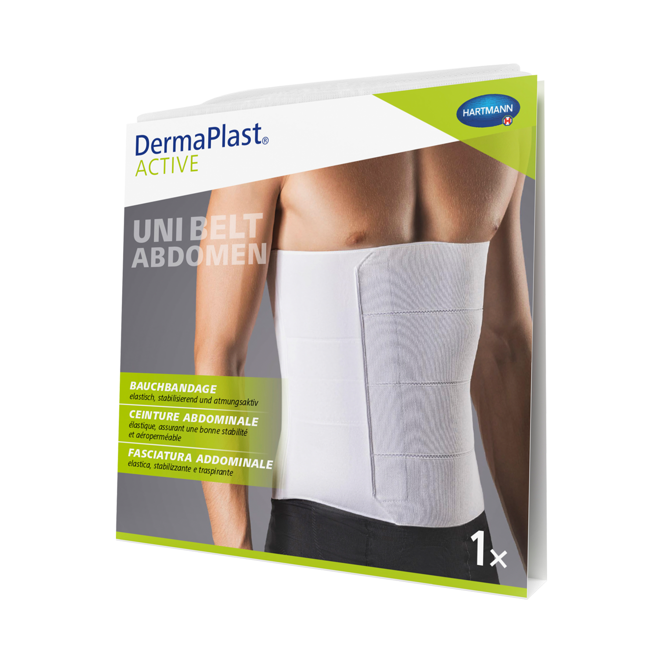 DERMAPLAST Active Uni Belt Abdomen 4 125-150cm small 1 Stk
