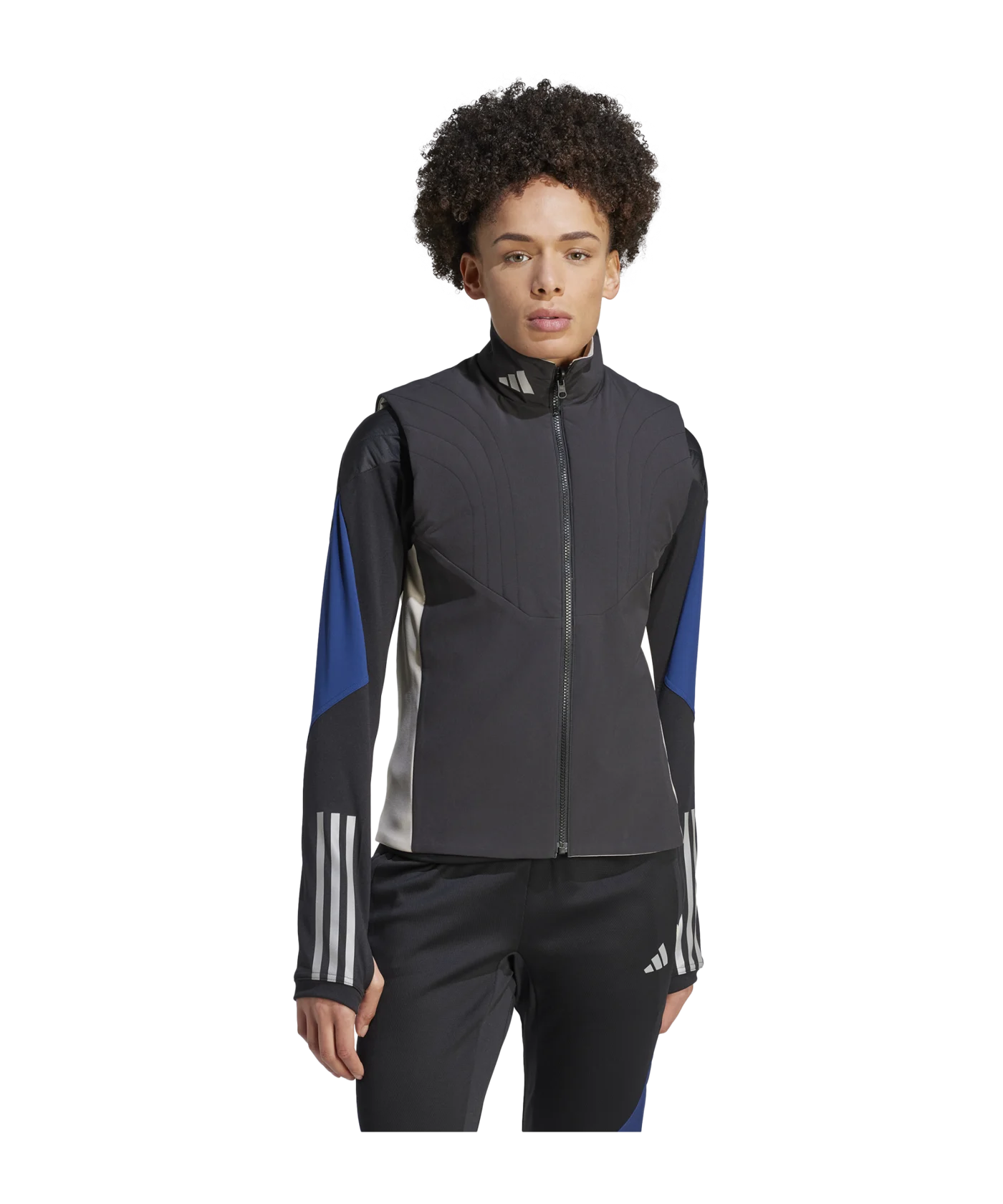 adidas Tiro 23 Competition Weste Winter Damen Schwarz Beige
