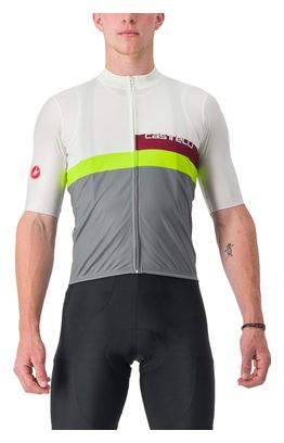 Maillot Manches Courtes Castelli A Blocco Multicouleur