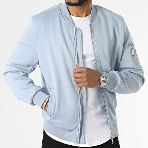 Veste Bomber Bleu Clair