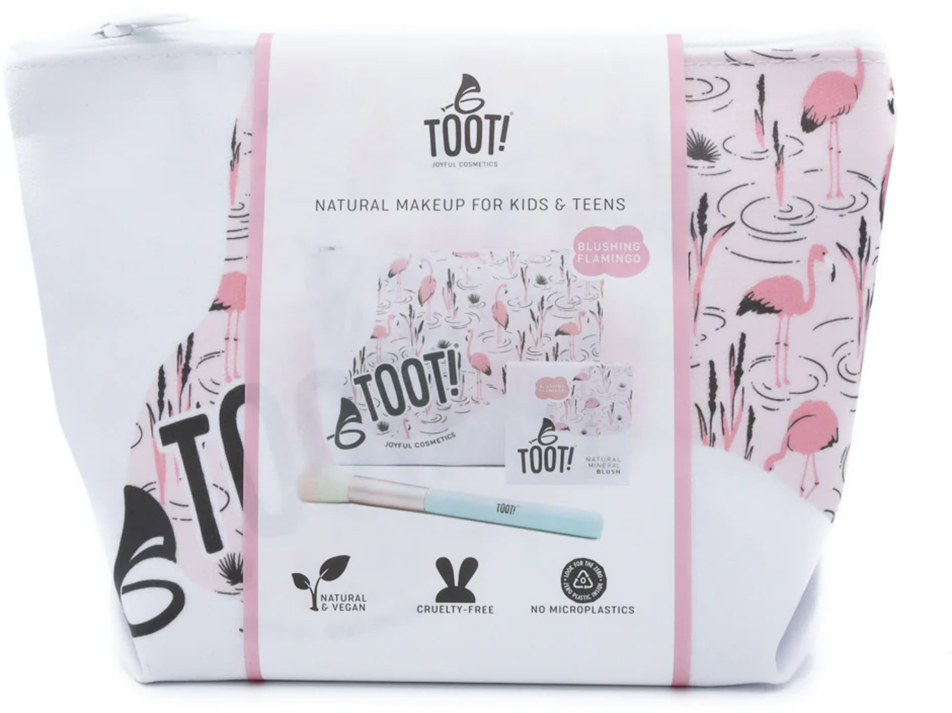 TOOT!  Blushing Flamingo Blush Bag Set