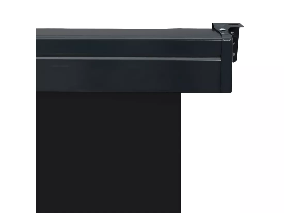 Auvent latéral de balcon 160x250 cm Noir