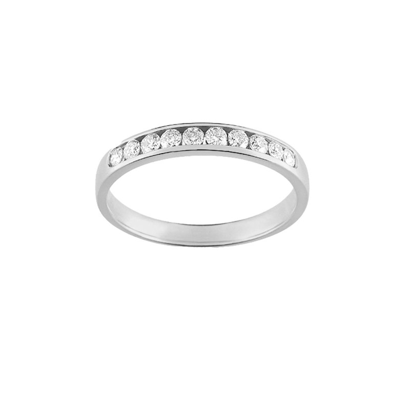 Bague Femme - Or 18 Carats - Diamant